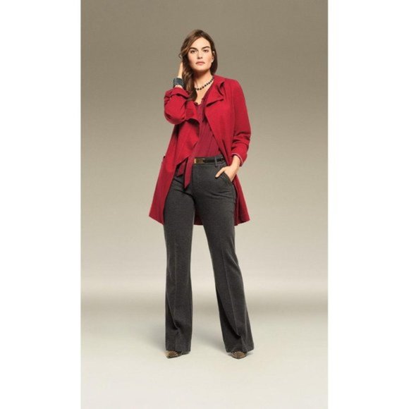 CAbi Red Houndstooth Celebration Jacket Coat - Picture 8 of 16